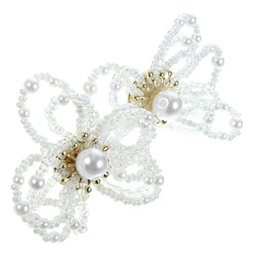 Yardenfun 1 Paar Perlen Ohrstecker Design Damen Ohrringe Schmuckstücke für Verschiedene Anlässe Leicht Langlebig für Besondere Anlässe von Yardenfun