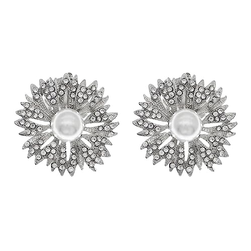 Yardenfun Strass Schuhschnalle Clip für Hochzeit Blumen Dekoration Abnehmbarer Braut Schuhschmuck Zinklegierung Elegant und Damen Accessoire von Yardenfun