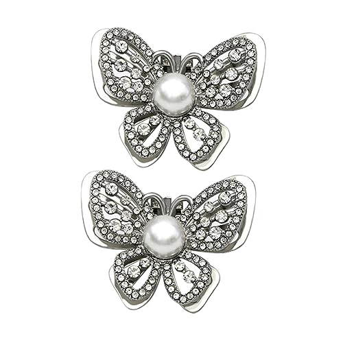 Yardenfun 1 Paar Schuhclips mit Funkelnden Strasssteinen Abnehmbare Dekoration für Damen Vielseitige Schmuck Accessoires für Pumps High Heels Sandalen von Yardenfun