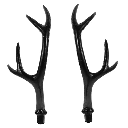 Yardenfun 1paar Lustige Geweih-haarreifen Für Halloween Cosplay Schwarze Kreative Kopfdekoration Für Erwachsene Für Kostümpartys Und Mottopartys von Yardenfun