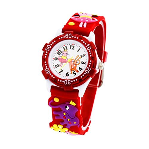 Yardenfun Junge Mädchen Armbanduhr Digital Mädchen Cartoon Tiere Uhr Kinderarmbanduhr Verstellbar Digitaluhr von Yardenfun