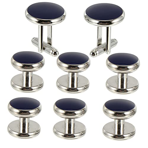 Yardenfun Teilige Runde Manschettenknöpfe Im Französischen Stil Für Hemdmanschetten Hergestellt Aus Hochwertigem Langlebig Und Leicht Für Alltag Hochzeiten Partys Und Geschenke Für von Yardenfun