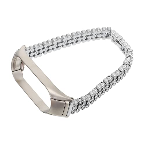 Yardenfun 1 Stück Armband für Glänzendes Atmungsaktives Ersatzband aus Hochwertigem Zinklegierung Robust und Hautfreundlich Installieren von Yardenfun