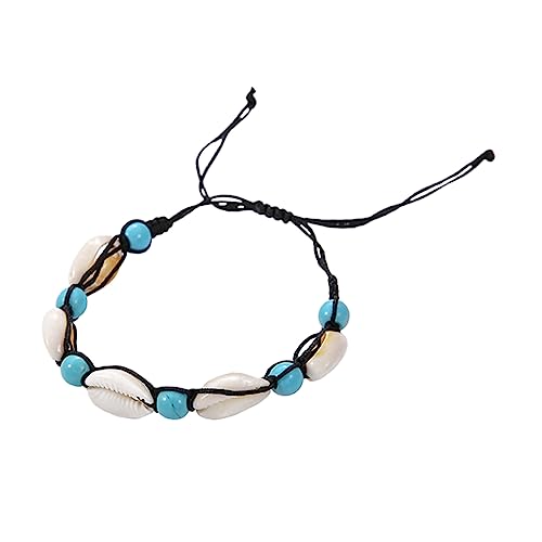 Yardenfun Fußkettchen Im Boho-Stil Mit Conch-anhänger DIY-fußkette Für Frauen Strand-Boho-fußkettchen Bequem Auszuziehen Aus Hochwertigem Material von Yardenfun