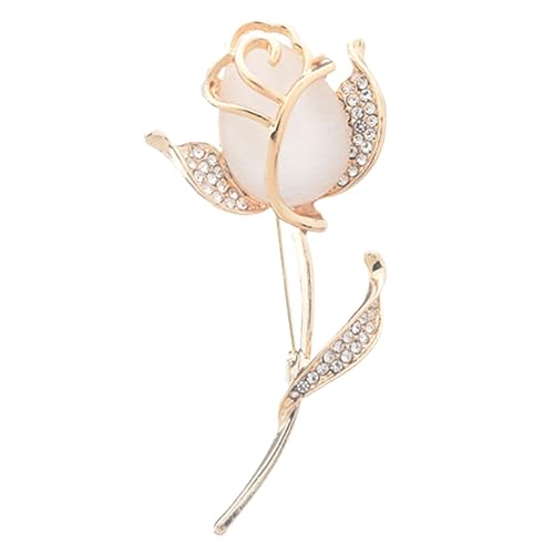 Yardenfun 1 Stück Brosche Opal Modischer Damen Anstecker Legierung zur Dekoration für Besondere Anlässe von Yardenfun