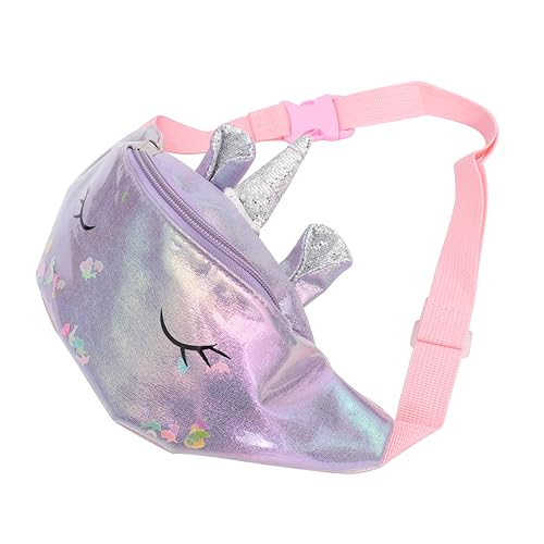 Yardenfun 1 Stück Einhorn Gürteltasche Für Kleine Mädchen Einhorn Tasche Kinder Hüfttasche Mädchen Tasche Kindertasche Kinder Hüfttasche Kinder Umhängetasche Kinder Einhorn Tasche von Yardenfun