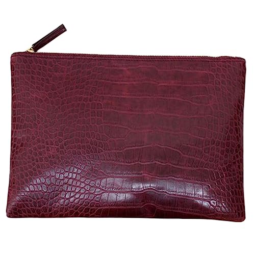 Yardenfun 1 Stück Krokodildruck Clutch Mode Damentasche Clutch Bag Alligator Bedruckte Tasche Modetasche Kreative Damentasche Umschlagtasche von Yardenfun