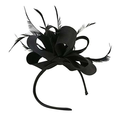 Yardenfun 1 Stk Bogenkopfschmuck Gotisches Stirnband Fascinator Haarreifen Elegante Haarspange Damen Stirnbänder Pfau Kopfschmuck Great Gatsby Kopfhörer Künstliche Feder Fräulein Jahrgang von Yardenfun