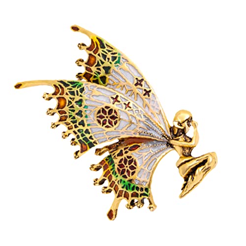 Yardenfun 1 Stück Stylische Legierungs Brosche mit Anstecknadel für Kleidung Taschen Hüte für Partys Besondere Anlässe Unisex Design von Yardenfun