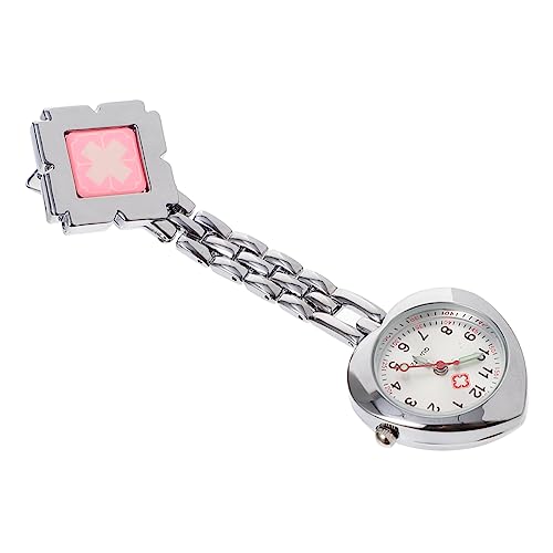 Yardenfun Modische Herzform Brustuhr Taschenuhr Mit Austauschbarer Batterie Für von Yardenfun