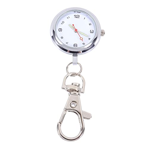 Yardenfun 1 Stück Taschenuhr Schlüsselanhänger für Pflegekräfte Stilvolle Quarz Uhr im Praktischen Design für Krankenschwestern Medizinisches Personal Leicht Tragbar Langlebig von Yardenfun