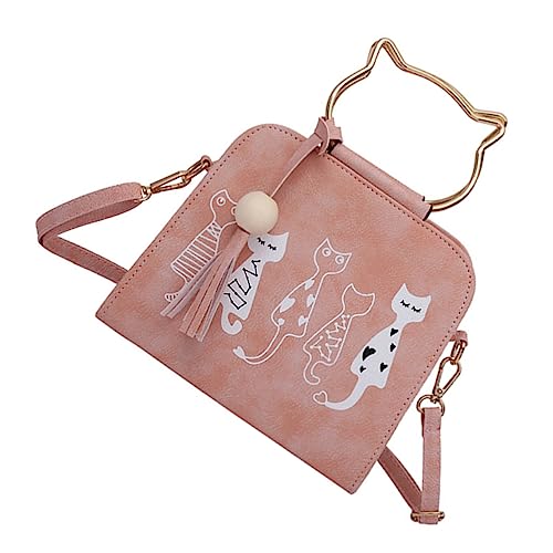 Yardenfun 1 Teilige Umhängetasche Umhängetasche Damen Pu Umhängetasche Katzenmuster Tasche Cross Body Beutel Pu Handtasche Damen Freizeittasche Damen Schultertasche Damen von Yardenfun