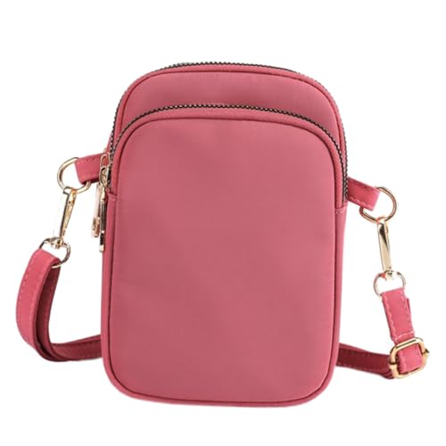 Yardenfun 1 X Nylon Minitasche Nylon Handtasche Mini Umhängetasche Umhängetasche Handy Geldbörse Mini Umhängetasche Handy Tasche Kleine Umhängetasche Mini Geldbörse Trendige Tasche von Yardenfun