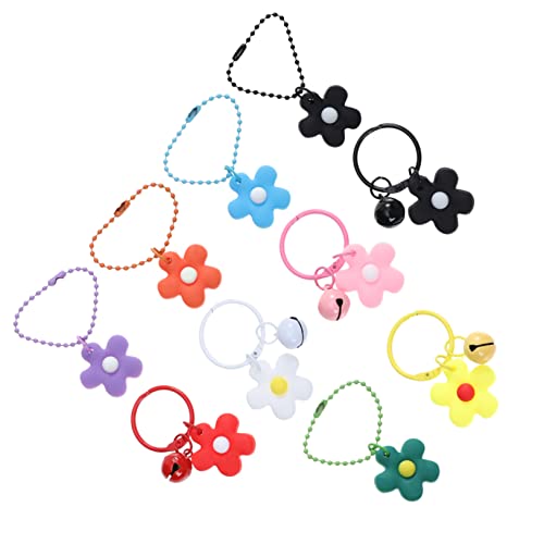 Yardenfun 10 Stück Glocken Schlüsselanhänger Teiliges Süße Damen Taschenanhänger für Schlüssel Dekoration Perfektes für Frauen Zufällige Farbe von Yardenfun