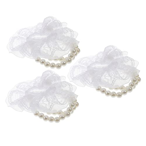 Yardenfun 10 Stück Handgelenk Blumenketten Corsage Zubehör Handgelenk Corsage Armbänder Zubehör Armbänder Armbänder Elastische Armbänder Für Frauen Corsagen Für Hochzeit Armband von Yardenfun