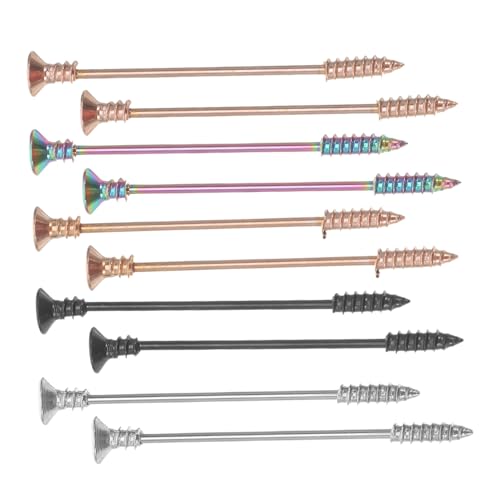 Yardenfun 10 Stück Ohrklemmen aus Edelstahl Schraubverschluss Hypoallergen Stil Unisex Ohrknorpel Stecker Vielseitig für Alltag und Party in Schwarz Gold Silber Roségold Yardenfun 10 Stück Ohrklemmen aus Edelstahl Schraubverschluss Hypoallergen Stil Unisex Ohrknorpel Stecker Vielseitig für Alltag und Party in Schwarz Gold Silber Roségold von Yardenfun