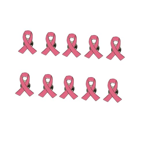 Yardenfun 10 Stück Rosa Schleifenbroschen Anstecknadeln Metall Breastpin für Damen Mädchen Eleganter Schmuck für Kleidung Taschen Hüte Vielseitig Tragbar bei Festen und Alltag von Yardenfun