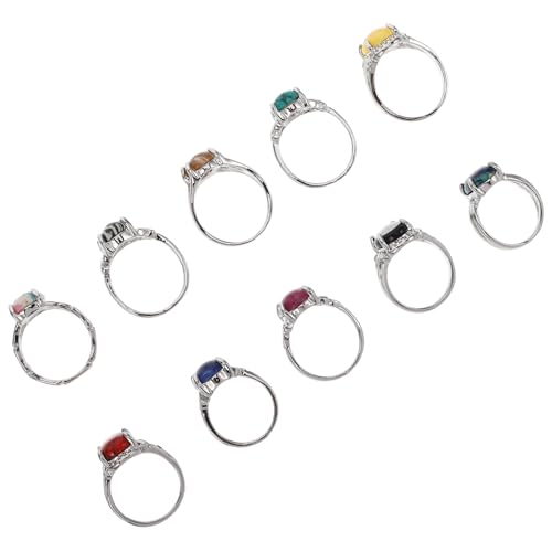 Yardenfun 10 Stück Teiliges Damen Ring Set Vintage Boho Stil Stapelbare Schmuckringe Verstellbar Aesthetic Knöchel und Statement Ringe für Alltag und Besondere Anlässe von Yardenfun