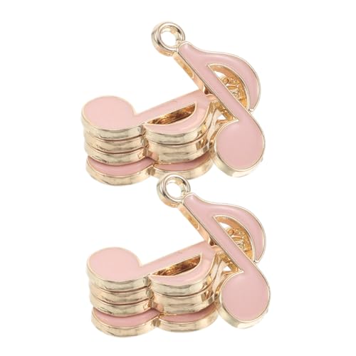 Yardenfun 10 Stück Teiliges Emaillierter Musiksymbol anhänger Kompakte Stilvolle Noten Charms aus Legierung für DIY Schmuckherstellung Halsketten Armbänder Kreatives Basteln von Yardenfun