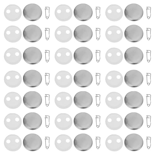 Yardenfun 100 Sätze Blanko button Badge Parts DIY Bastelset Anstecknadeln zum Selbermachen für Kleidung Geschenke Souvenirs und Individuelle Abzeichen Craft Zubehör von Yardenfun