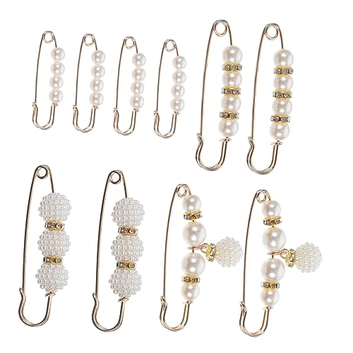 Yardenfun 10stücke Sicherheitsnadel Für Damen Broschennadel Für Kleidung Pullover Und Schal Hosenbundnadel Zum Festziehen Einfache Anwendung Stilvolle Dekoration Kratzfrei Und Sicher von Yardenfun