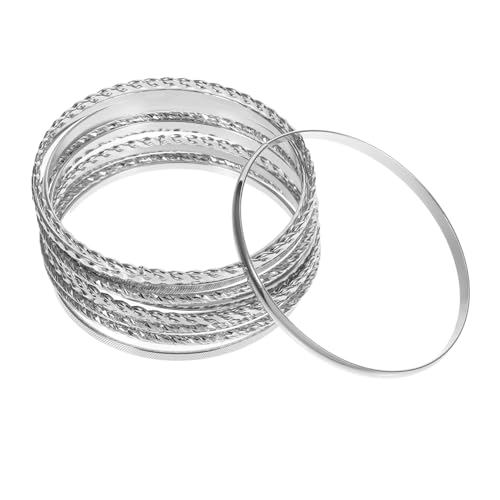 Yardenfun 12 Stück Teiliges Boho Armband Set Damen Mehrlagig aus Legierung Stapelbare Armreifen mit Feiner Verarbeitung Vintage Schmuck für Alltag und Besondere Anlässe Modischer Boho Look von Yardenfun