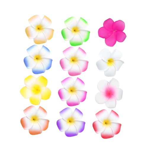 Yardenfun 12stücke Plumeria Blume Haarspangen Strand Party Zubehör Haarnadel Mit Blumen Für Frauen Hochzeit Urlaub Dekoration von Yardenfun