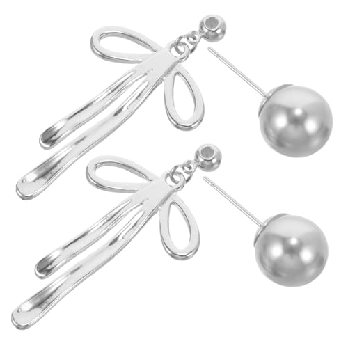 Yardenfun 1Paar Damen Ohrringe mit Schleifen Design Sterling Ohrstecker für Jugendliche Handgefertigte Perlenohrringe für Modischer Schmuck Yardenfun 1Paar Damen Ohrringe mit Schleifen Design Sterling Ohrstecker für Jugendliche Handgefertigte Perlenohrringe für Modischer Schmuck von Yardenfun