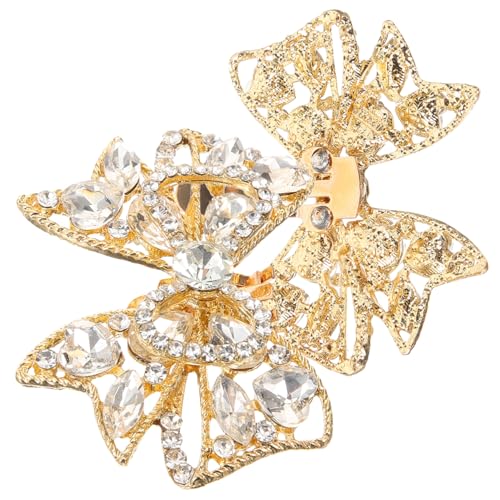 Yardenfun Rhinestone Schuhclips Für Damen Abnehmbare Schuhschnallen Mit Schleifen-design Für Hochzeiten Und Besondere Anlässe Strassdekoration Für High Heels Alltagsschuhwerk von Yardenfun