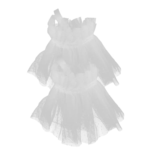 Yardenfun 1 Paar Mesh Ärmel Manschetten für Damen Fingerlose Hochzeits Handgelenkmanschette Tüll Handgelenkmanschetten für Partys Multifunktionale Armmanschetten Perlen Dekoration von Yardenfun