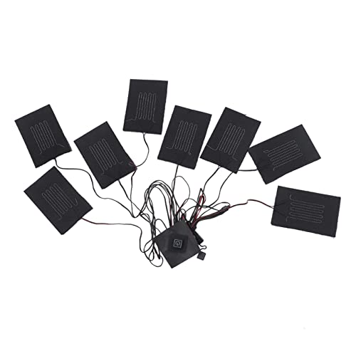 Yardenfun 1Satz USB Heizkissen Komplexe Faser Heizmatte mit Gang Temperaturregelung Elektrische Heizung für Kleidung Handwärmer Sitzheizung für Kalte von Yardenfun