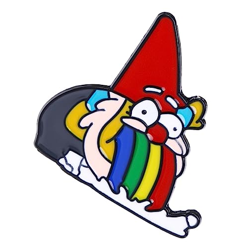 Yardenfun Kreative Brosche Lustige Legierungsanstecker Unisex Kostümzubehör Für Kleidung Und Taschen von Yardenfun