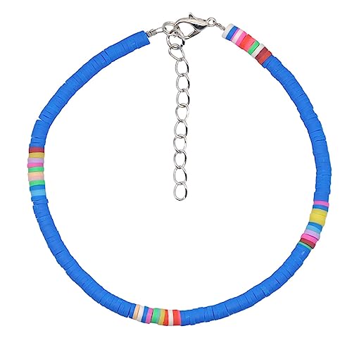 Yardenfun Fußkette Mit Anhänger Aus Polymer Clay Knöchelkette Mit Elastischem Band Modischer Fußschmuck Für Strand Und Alltag Als Geschenk Für Frauen Und Mädchen Geeignet von Yardenfun