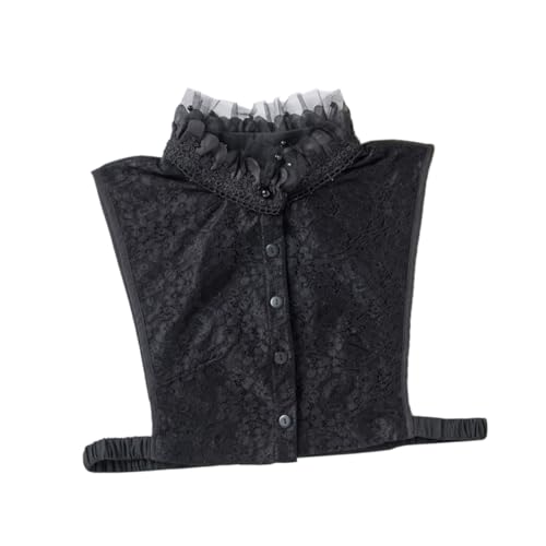 Yardenfun Mode Damen Stehkragen Fake Kragen Halb Shirt Weste Hals Fake Kragen Abnehmbar Chic Design von Yardenfun