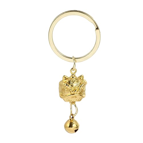 Yardenfun 1stück Vintage Schlüsselanhänger Messing Mit Glockenanhänger Accessoire Für Taschen Rucksäcke Und Schlüssel Handgefertigtes Design Langlebig Und Tragbar von Yardenfun