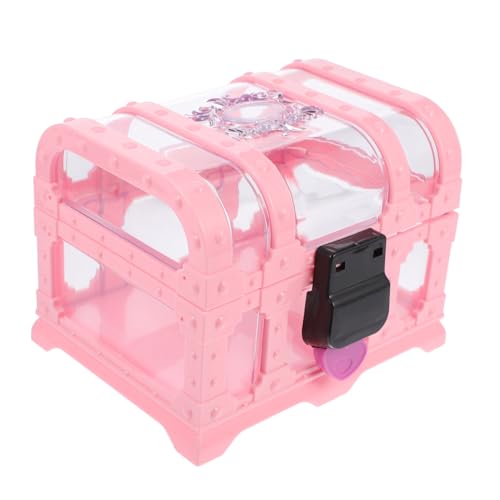 Yardenfun 1satz Schmuckkästchen Mit Schloss Für Mädchen Elegante Aufbewahrungsbox Für Schmuck Desktop Deko Platzsparend Und Praktisch Zur Organisation Von Ringen Ohrringen Und von Yardenfun