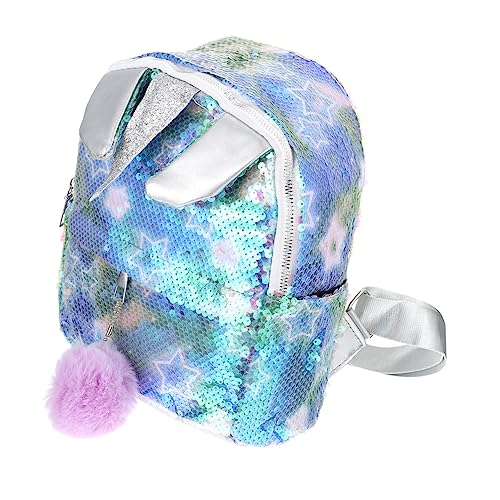 Yardenfun 1stück Kreativer Einhorn Rucksack Mit Pailletten Praktische Schultasche Für Junge Mädchen Leichtes Design Robuste Pu Konstruktion Für Schule Und Freizeit von Yardenfun