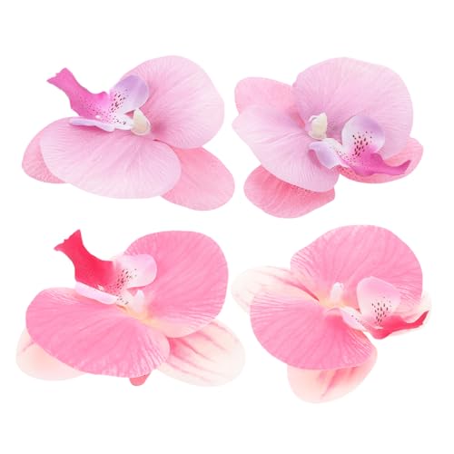 Yardenfun 2paar Elegante Blumen-schuhclips Mit Orchideendesign Dekorative Schuhaccessoires Atmungsaktives Zubehör Für Damen-sandalen Für Urlaub Und Alltag von Yardenfun