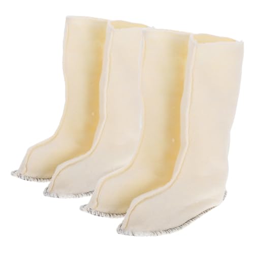 Yardenfun 2 Paare Abnehmbare Isolierte Stiefel einlegesohlen für Herren Warme Atmungsaktive Langlebige Regenstiefel socken Hohe Schneestiefel Futter für Kalte Winterbedingungen von Yardenfun