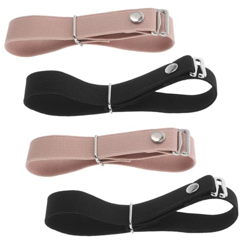 Yardenfun 2 Paare Rutsch High Heel Schnürsenkel Straps Elastische Pumps Halter Verstellbar Fersenhalter Für Damen Mädchen Sicherer Halt Gegen Fersenschlupf von Yardenfun