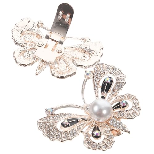Yardenfun 2 Stück Abnehmbare Schuhclips mit Eleganten Glitzer Schmetterlingen für Damen Partyschmuck für Pumps Heels für Mutter von Yardenfun