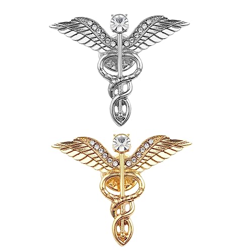 Yardenfun 2 Stück Brosche Einzigartige Anstecknadeln für Hochzeiten Partys Festliche Anlässe Stilvolle Kleidung Accessoires von Yardenfun