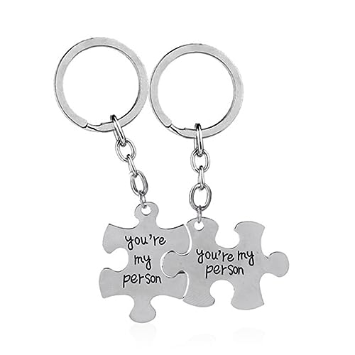 Yardenfun 2stücke Liebespuzzle Schlüsselanhänger Aus Kreative Jigsaw-Designs Für Stilvolle Schlüsselketten Als Für Freunde Und Familie Yardenfun 2stücke Liebespuzzle Schlüsselanhänger Aus Kreative Jigsaw-Designs Für Stilvolle Schlüsselketten Als Für Freunde Und Familie von Yardenfun