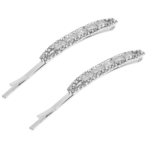 Yardenfun 2 Stück Funkelnde Strass Haarklammern für Frauen Haarspangen mit Glitzer für Hochzeiten Brautjungfern und Besondere Anlässe Stylische Haaraccessoires für Einen Glamourösen Look von Yardenfun