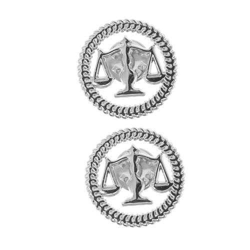Yardenfun 2 Stück Jura Brosche Rechtsanwalt Anstecknadel Gerechtigkeits Anstecknadeln Maßstab Der Gerechtigkeit Herren Metallbrosche Herren Revers von Yardenfun