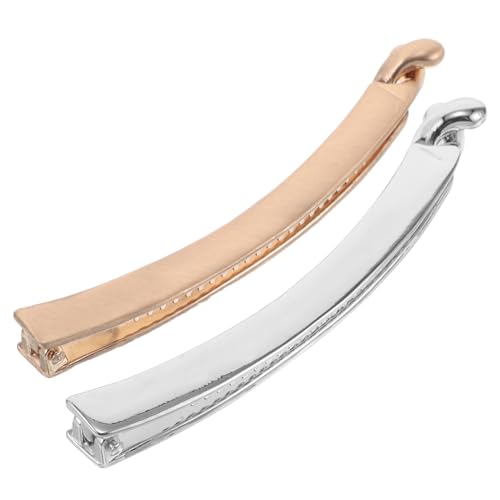 Yardenfun 2 Stück Stylische Bananen Haarspangen für Damen Haarklammern für Pferdeschwanz und Haarstyling Haarschonend und Langlebig für von Yardenfun