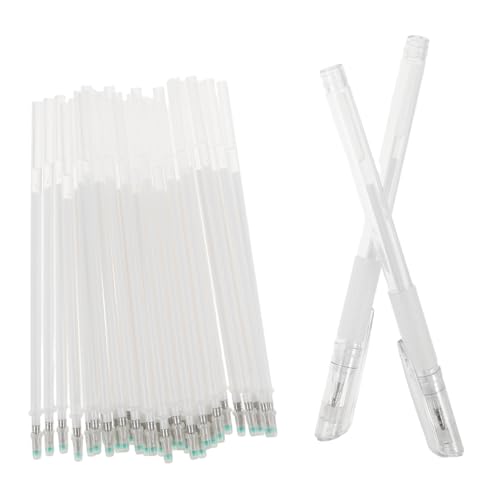 Yardenfun 2 Stück Textmarker Markierungsstift positionieren Augenbrauenstift Microblading Umrissstift Markierungsstift Tattoo-Stift Tattoo-Positionierungsstift Konturstift Plastik Weiß von Yardenfun