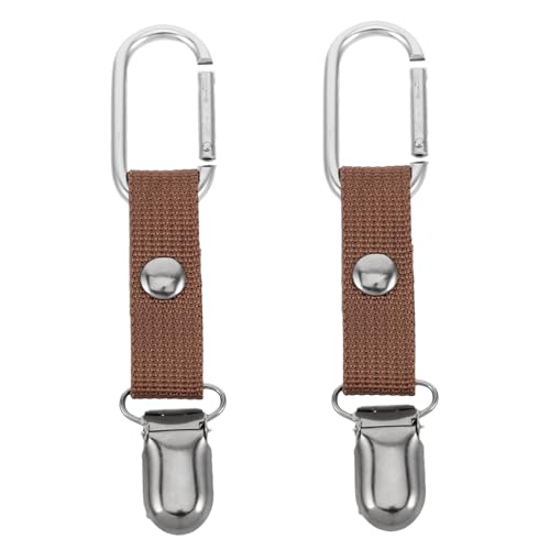 Yardenfun 2 Stück Tragbarer Hutclip Multifunktionale Aufbewahrung für Sonnenhüte Schals und Strohhüte Robuster Halter für Rucksack Handtasche und Reisegepäck für Outdoor von Yardenfun