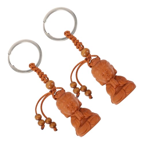 Yardenfun Schlüsselanhänger Buddha-skulptur – Schlüsselanhänger Schlüsselanhänger-zubehör Hängedekor Für Den Buddhismus von Yardenfun