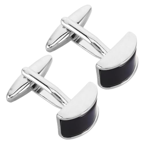 Yardenfun 2 elegante Manschettenknöpfe für Herren: Hemdknöpfe mit zeitlosem Reiz – Manschettenknopfschmuck für Männer – stilvoller französischer Verbindungsverschluss für Hemden von Yardenfun